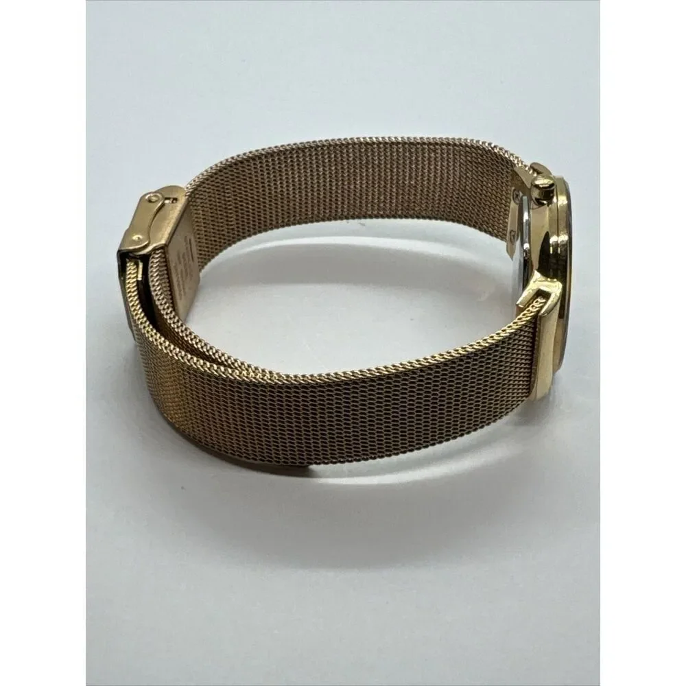 Skagen Freja 358SRRD Womens Rose-Tone Steel Mesh Analog Dial Quartz Watch JNA968